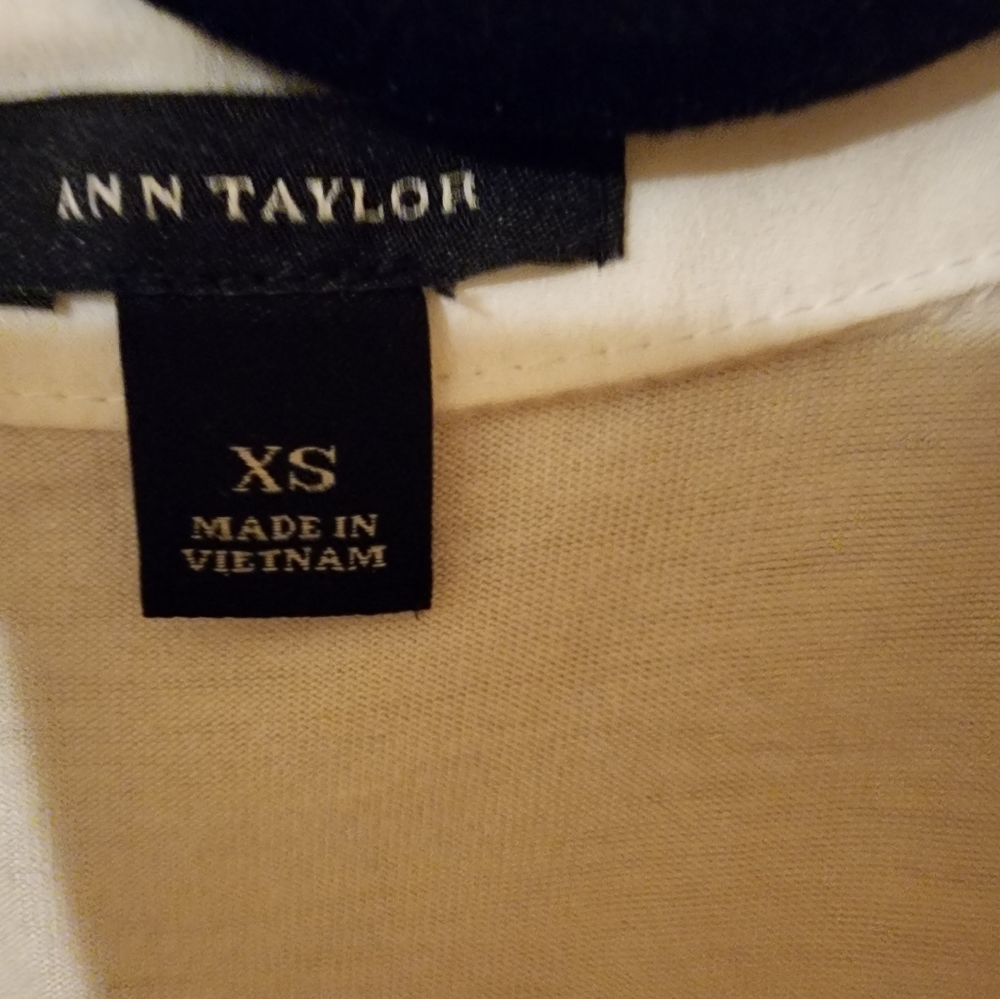 Ann Taylor t shirt with hand painting evil eye added - Picture 4 of 4